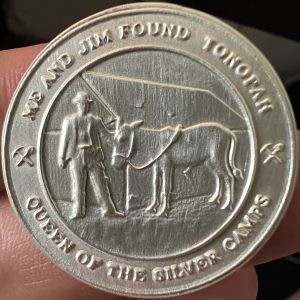 Tonopah founding silver medal