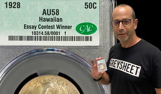first official coin being slabbed at CAC grading