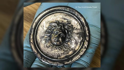 Roman military medal picturing Medusa