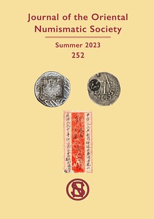 Journal Oriental Numismatic Society Summer 2023 cover