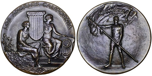 Games of the X Olympiad Participation Medal