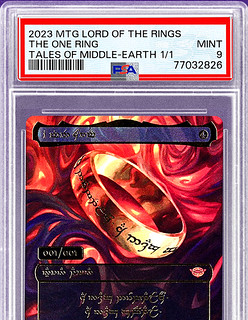 One Ring card slabbed