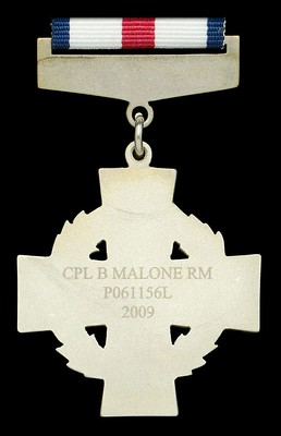Malone Conspicuous Gallantry Cross medal