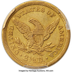 1841 quarter eagle reverse
