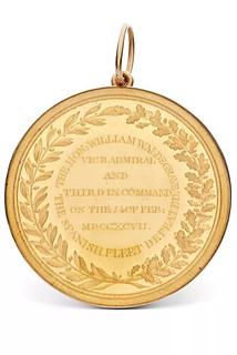 William Waldegrave Victory medal reverse