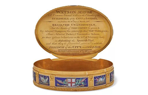 William Waldegrave Victory medal box
