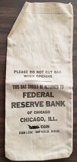 Federal Reserve Bank of Chicago coin bag