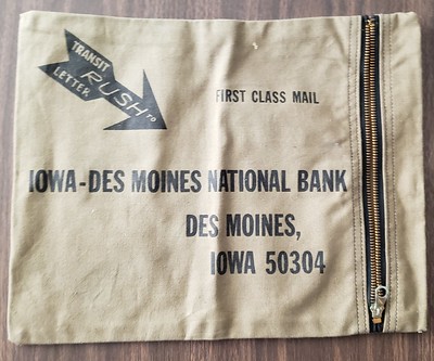 Iowa Des Moines National Bank Des Moines IA bag