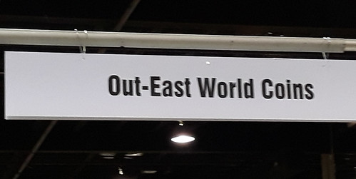 Out-East World Coins 2021 ANA sign