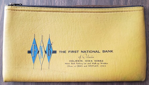 First National Bank of Oelwein IA bag