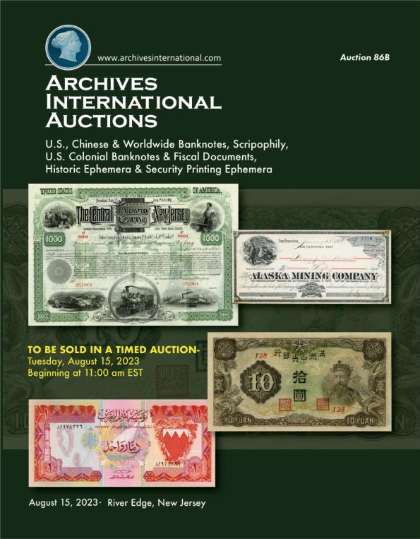 Archives International Sale 86B cover front