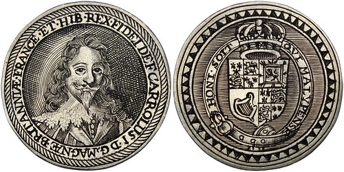 England Charles I faux-engraved Jeton