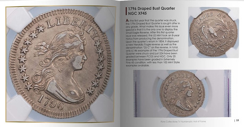 2021 Numismatic Hall of Fame sample page