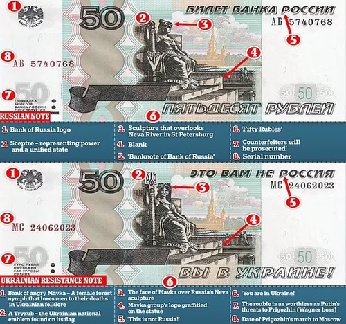 Ukrainian Resistance note explained