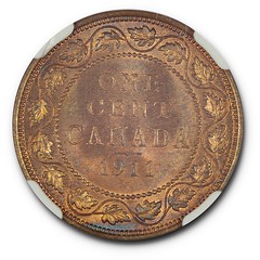 1911 Canada Cent reverse