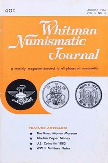 Whitman Numismatic Journal August 1968
