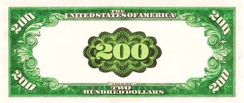 Tubman $200 bill design back