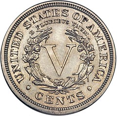 1913 Liberty Nickel reverse