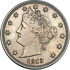 1913 Liberty Nickel obverse