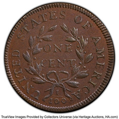 1797 Nichols Find cent reverse