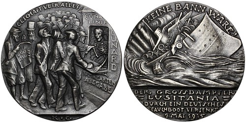 Goetz RMS Lusitania medal