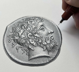 Xavier Casalta coin art 1