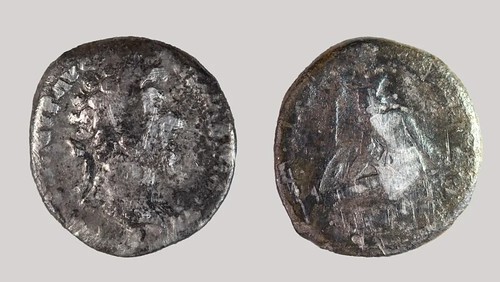 Marcus Aurelius Antoninus denarius found in Bremen