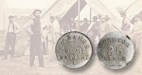 C. W. Bangs Maine Sutler token