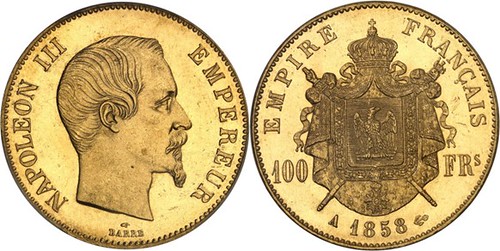 MDC French Gold 100 Francs