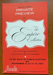 1957 Empire Coin Collection Catalog