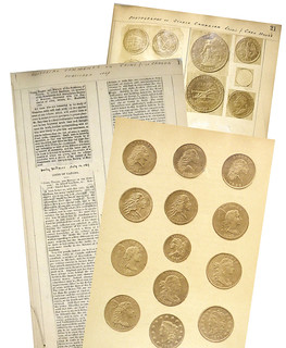 Kolbe-Fanning Sale 168 Lot 235 Sandham numismatic scrapbook