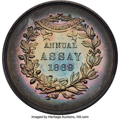 1869 U.S. Assay Commission Medal reverse
