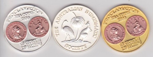 Australian Numismatic Society proclamation medal