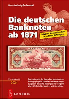 German banknotes from 1871 23rd Edition book cover