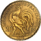MDC 2023-10 French Collection Sale Lot 425 Pre-series of 20 francs Marianne reverse