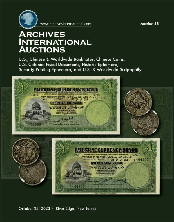 Archives International Sale 88 cover front