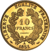 MDC 2023-10 French Collection Sale Lot 236 10 francs Cérès reverse