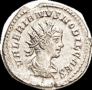 FSR Sale 122 Valerian II Antoninianus obverse