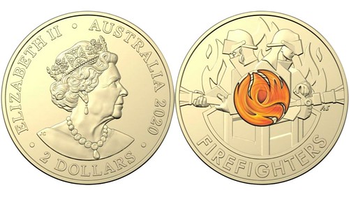 Australia's 2020 $2 Firefighter coin normal