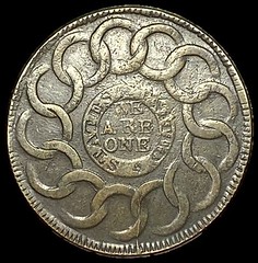 1787 Fugio Cent reverse