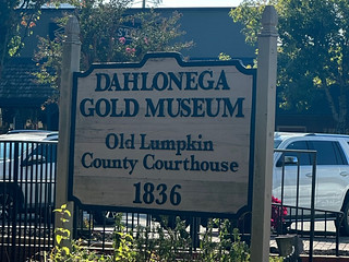 Dahlonega Gold Museum sign