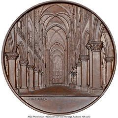 Notre Dame medal reverse