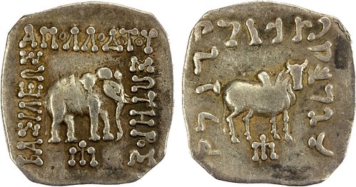 Square Drachm of Apollodotos I