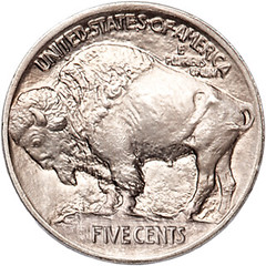 1913 Buffalo Nickel reverse
