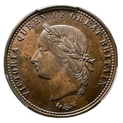 New Zealand 1879 Pattern Penny obverse