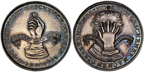 Hamburg Satirical silver Medal