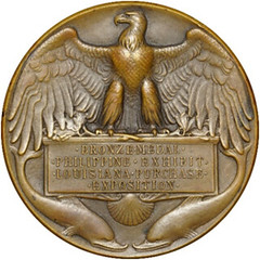 250 Coin Designs 05 Dollar reverse model Wienman Louisiana Purchase medal