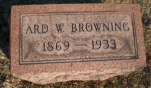 Ard W. Browning Headstone.01