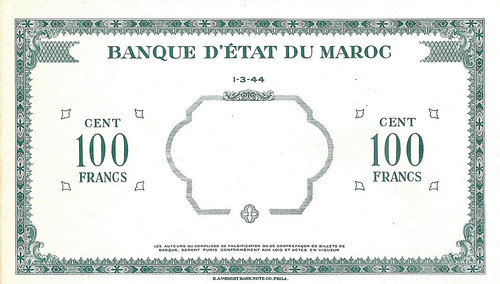 Morocco 100 Franc Proof 01