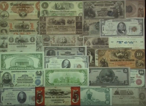 florida currency collage